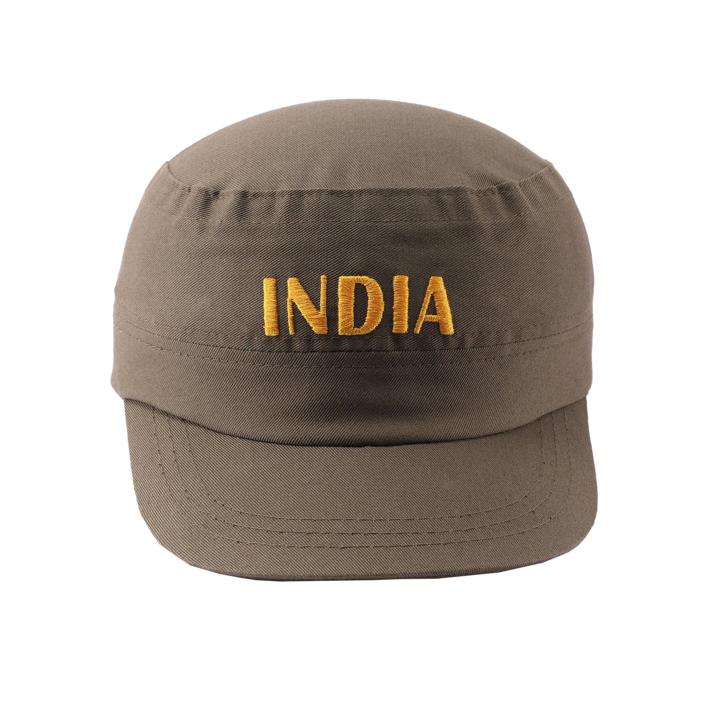 Olive Green Embroided Cap