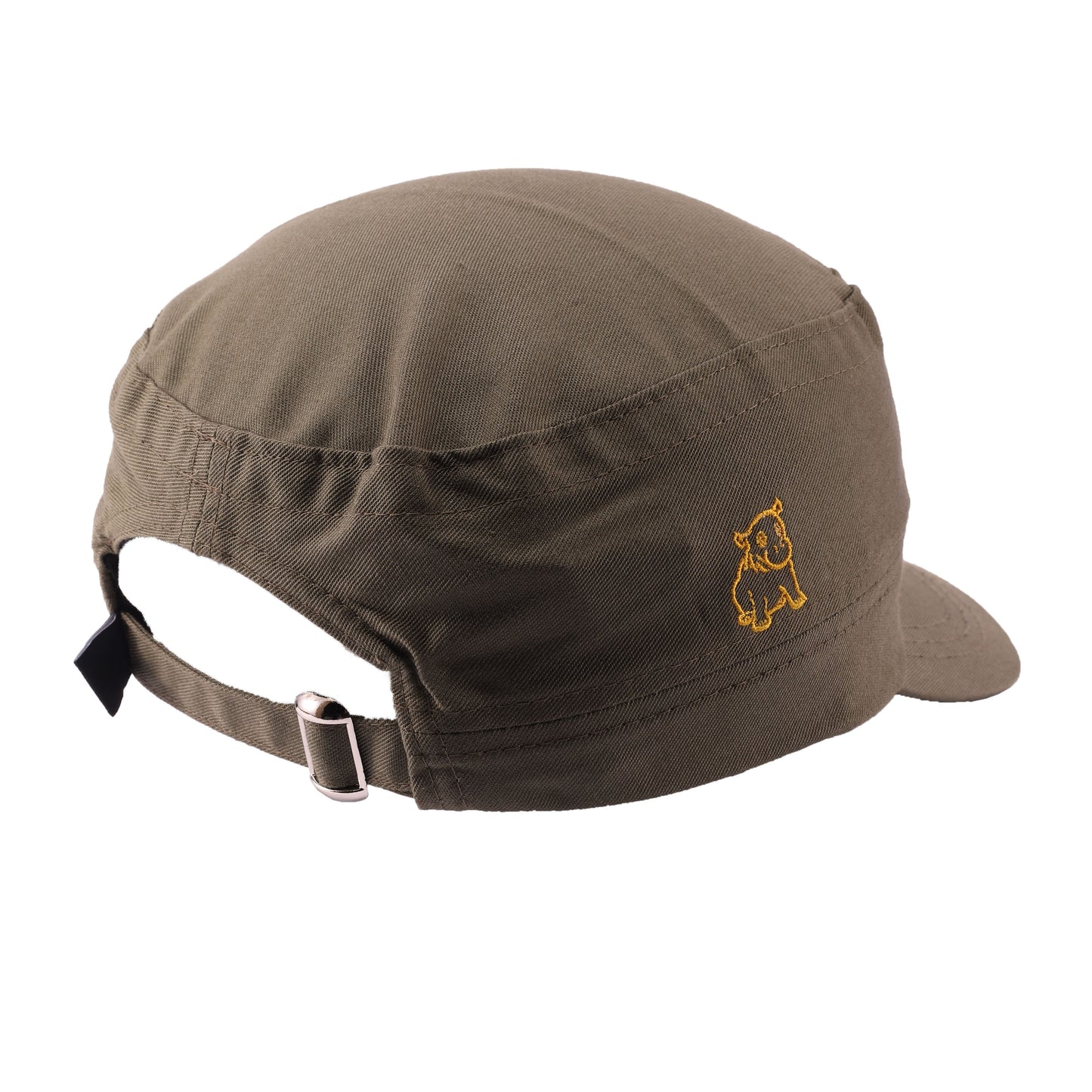Olive Green Embroided Cap