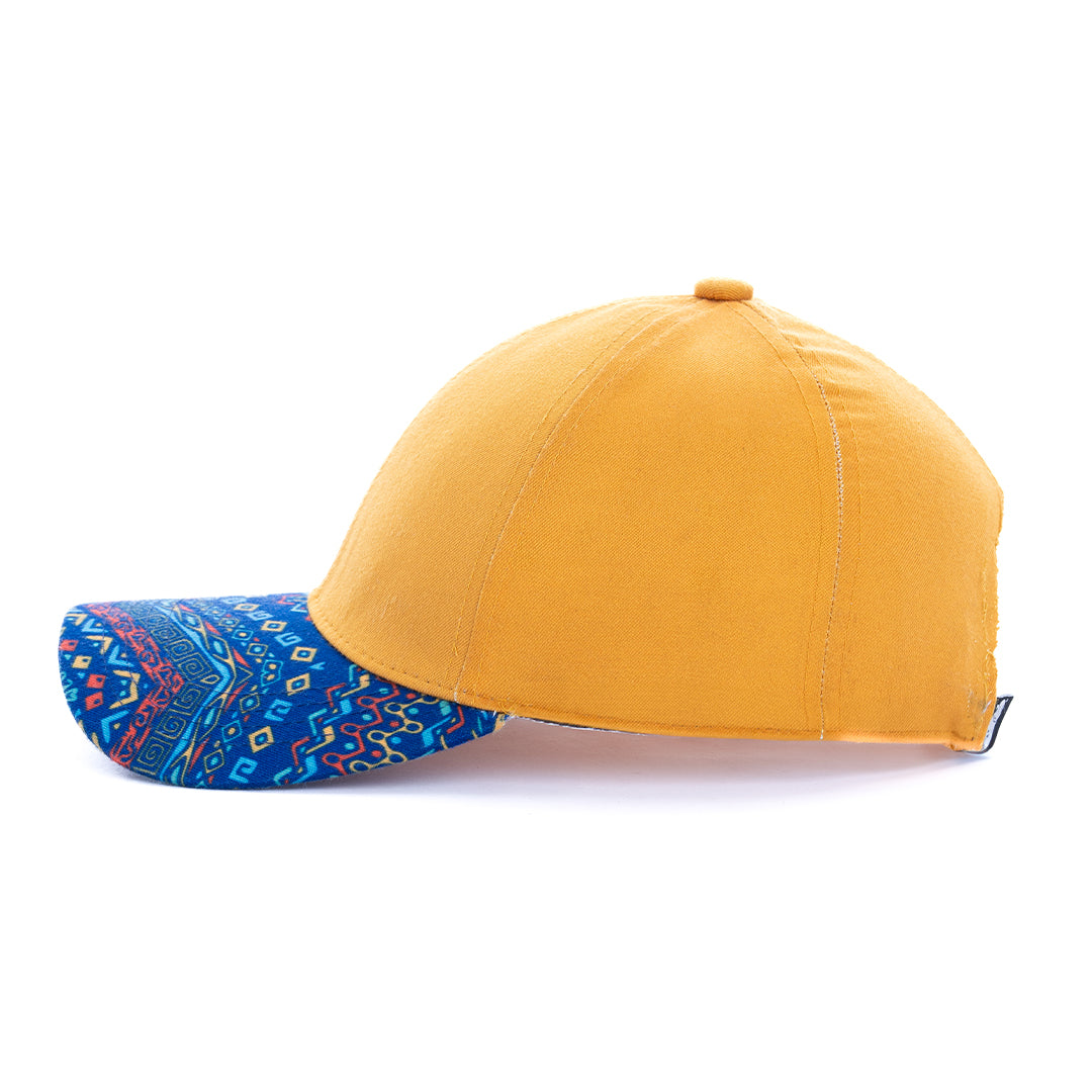 Yellow Patterned Cap