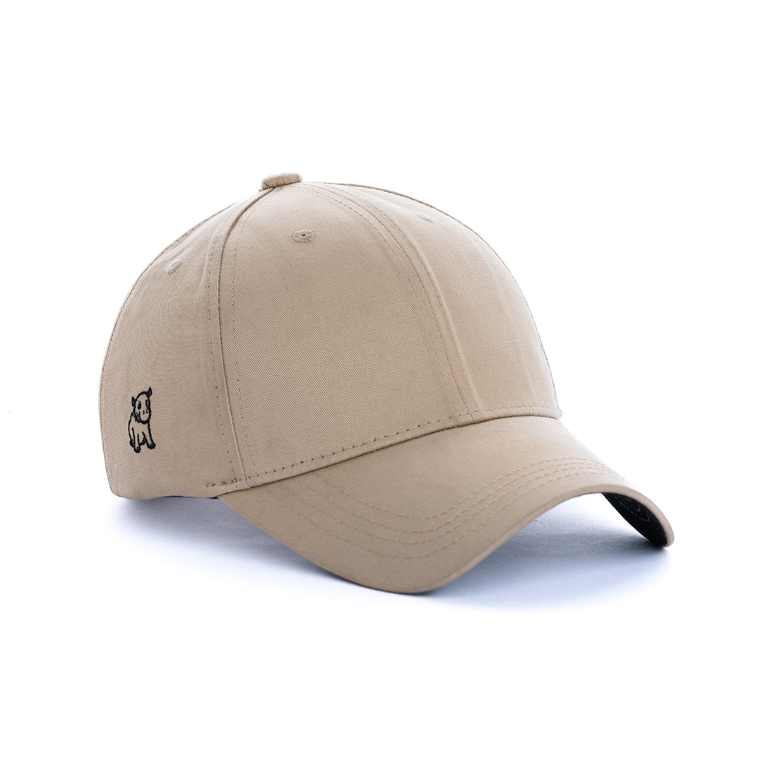 Solid Beige Cap