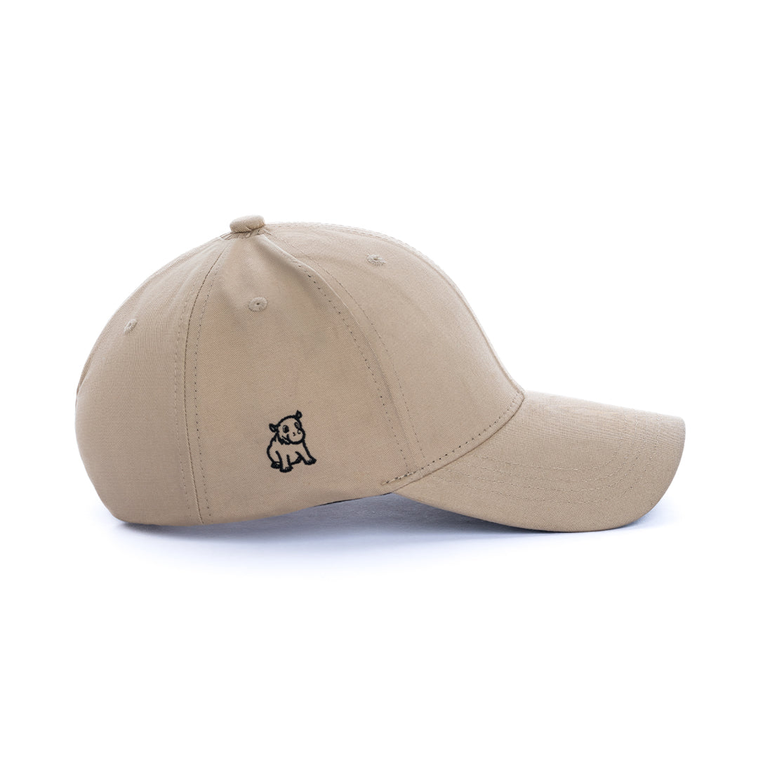 Solid Beige Cap