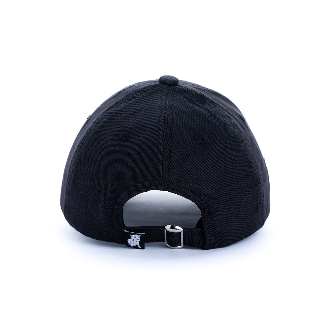 Solid Black Cap