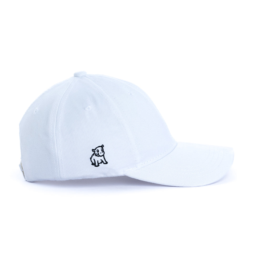 Basic White Cap