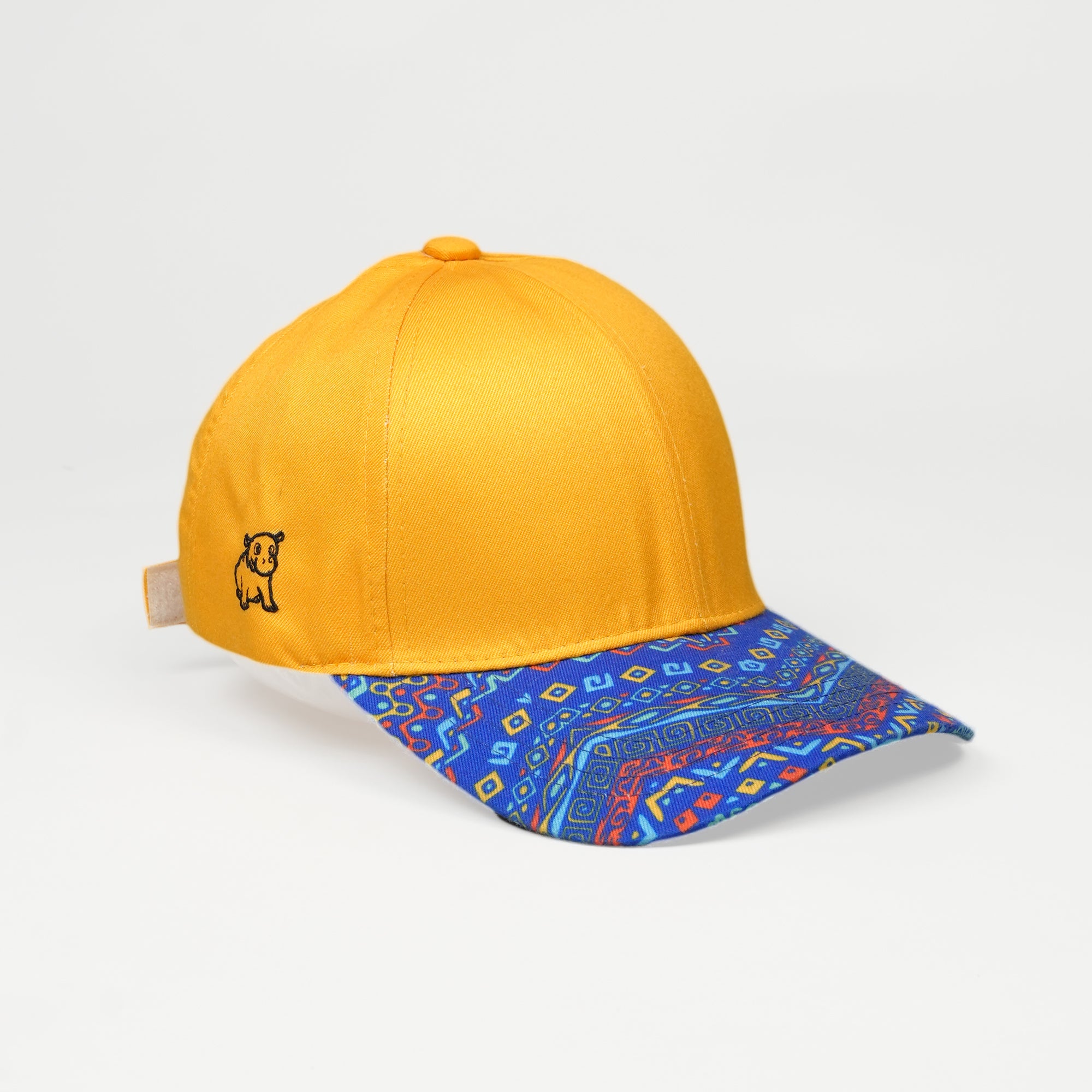 Yellow Patterned Cap – CAPSHAP